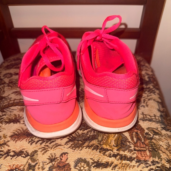 🔥 Nike Flex Women’s Training Running Shoes – Hot Pink / Orange – Size 8 - Picture 12 of 14